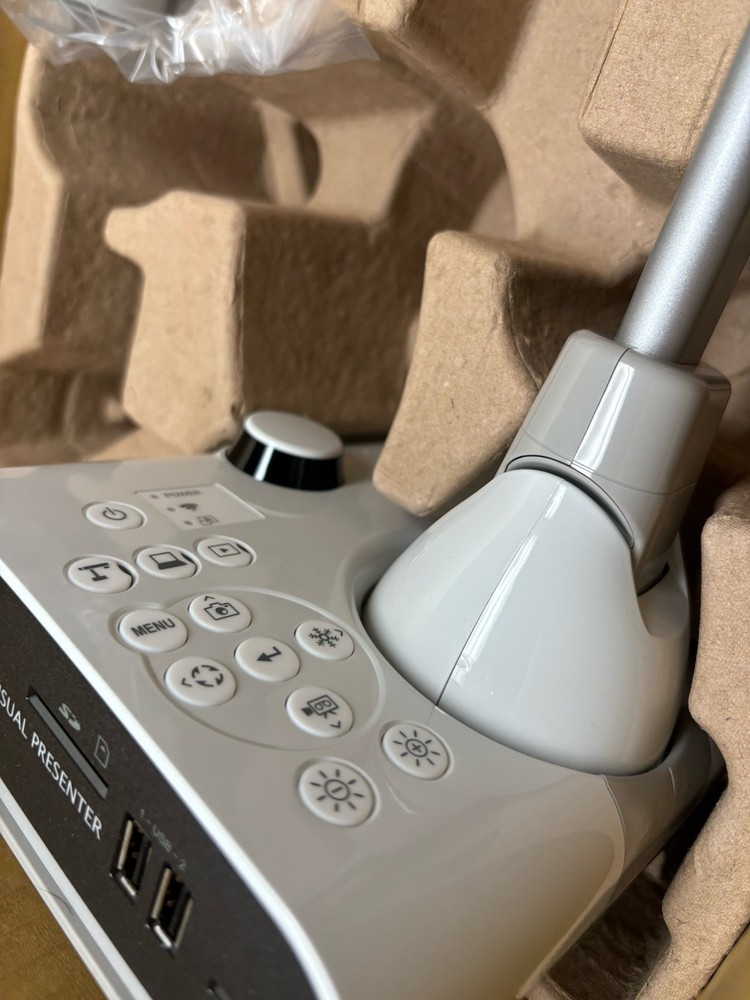 Elmo TT-12W Visual Presenter NIB Projector Missing AC Adapter Incomplete