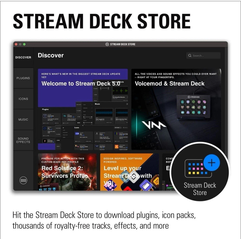 Elgato Stream Deck MK.2 ? Studio Controller, 15 macro keys