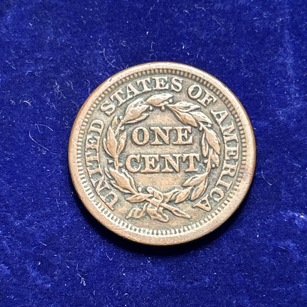 1854 LARGE CENT XF DETAILS QA3087
