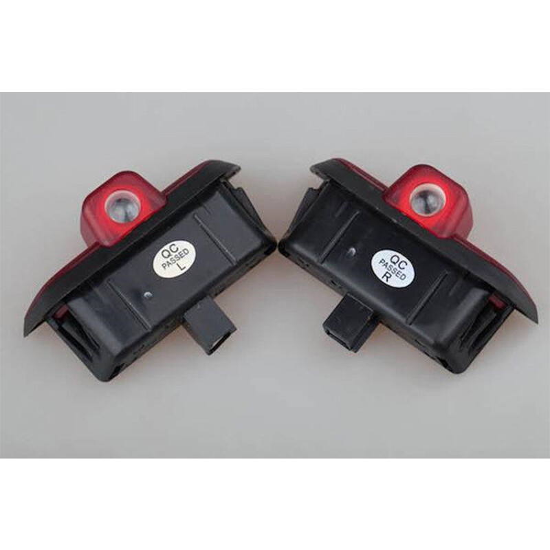 2x LED AMG HD Laser Door Courtesy Lights For Benz W204 C-Class 2008-2014 White