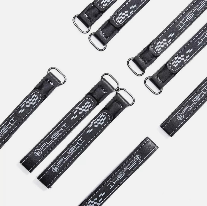 5Pcs IFlight Durable LiPo Battery Straps Microfiber Leather for FPV Batteries