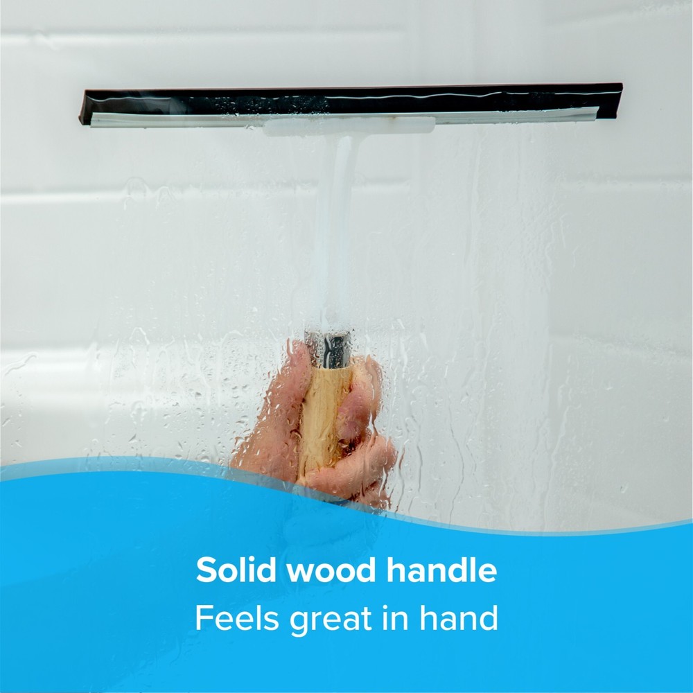 SlipX Solutions All Purpose Wood Handled Squeegee