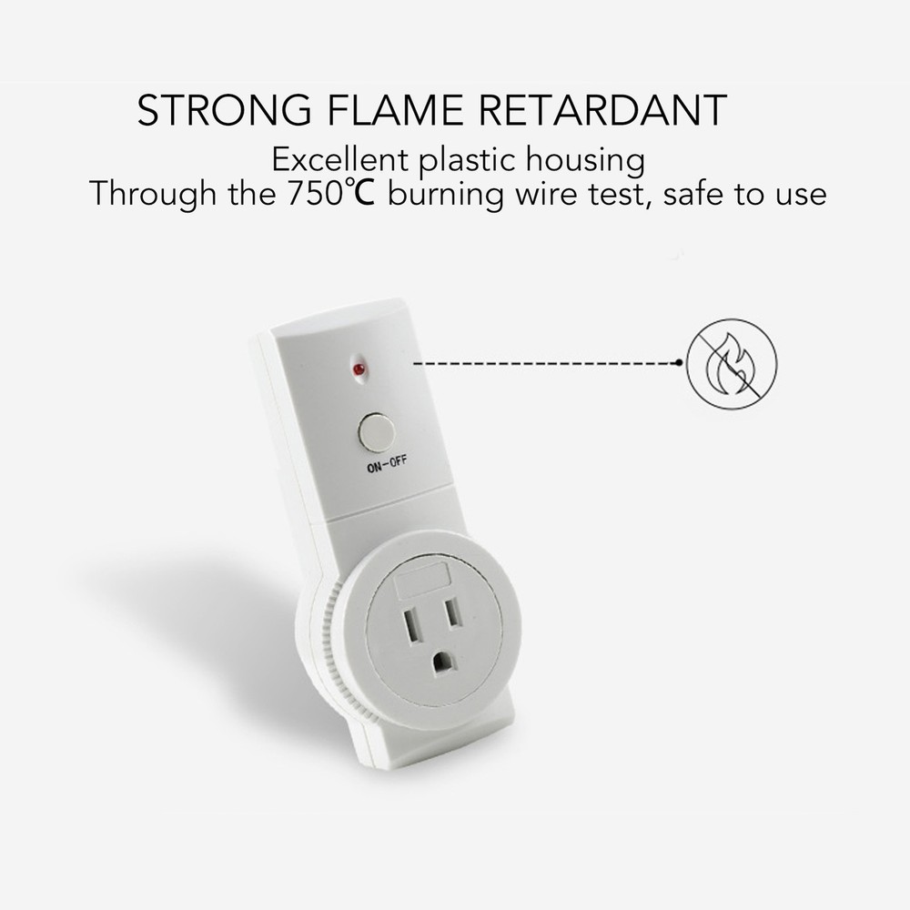 Wireless Switch Socket Kit Efficient Remote Control Function For Home Use New