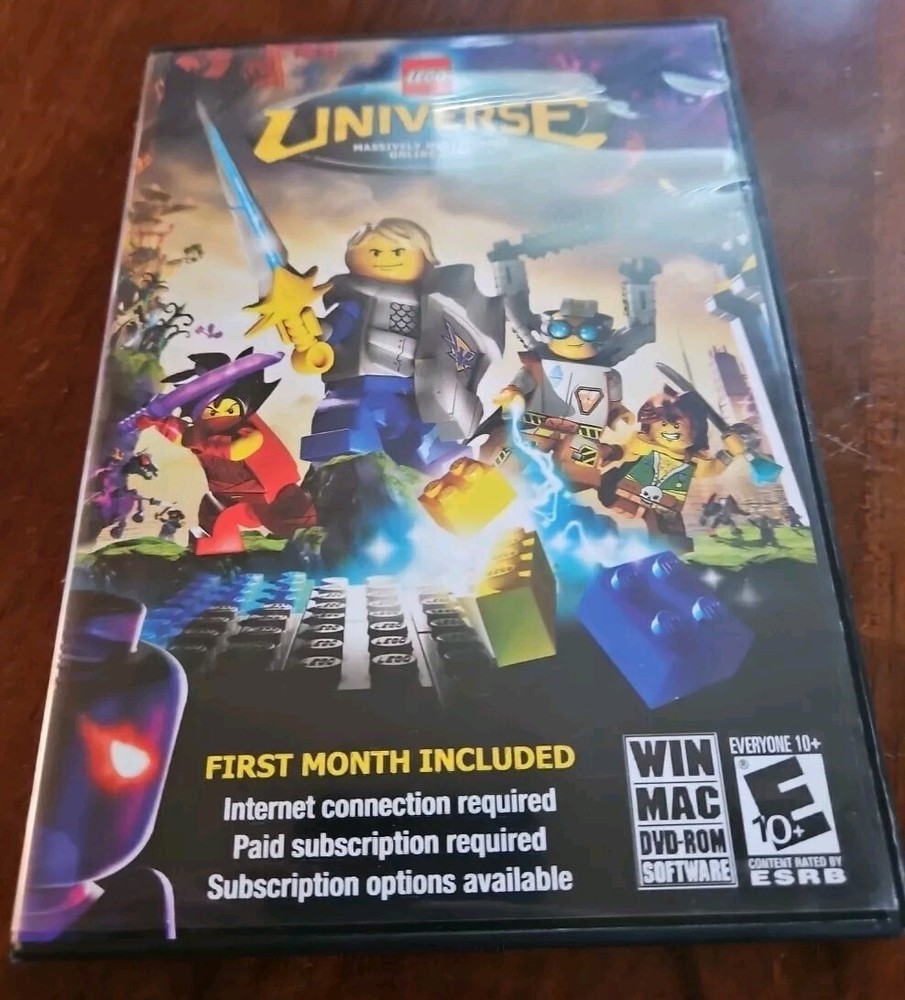 LEGO Universe CD DVD-ROM Software PC or Mac Computer Game