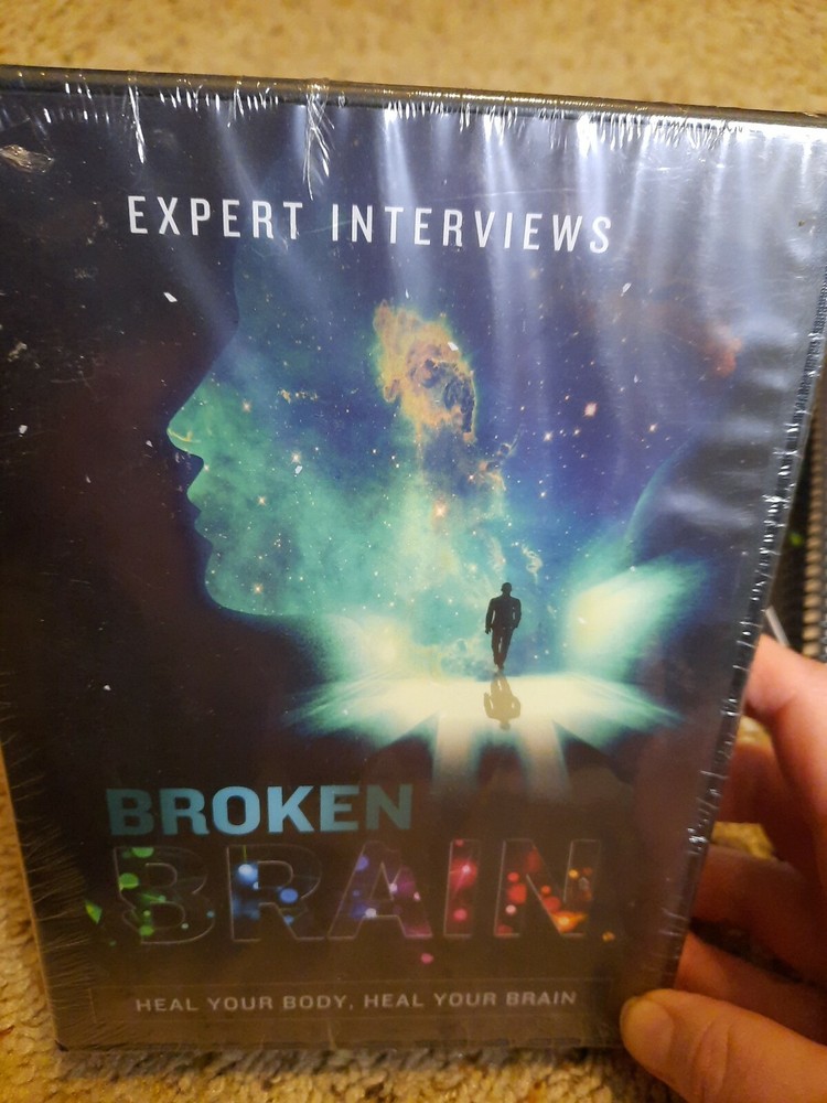 Broken Brain DVD, Workbooks, Interviews N Transcripts Mark Hyman NEW