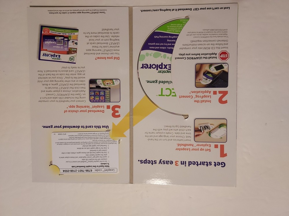 Leap Frog Leapster Learning Game System --Quick Start Guide----