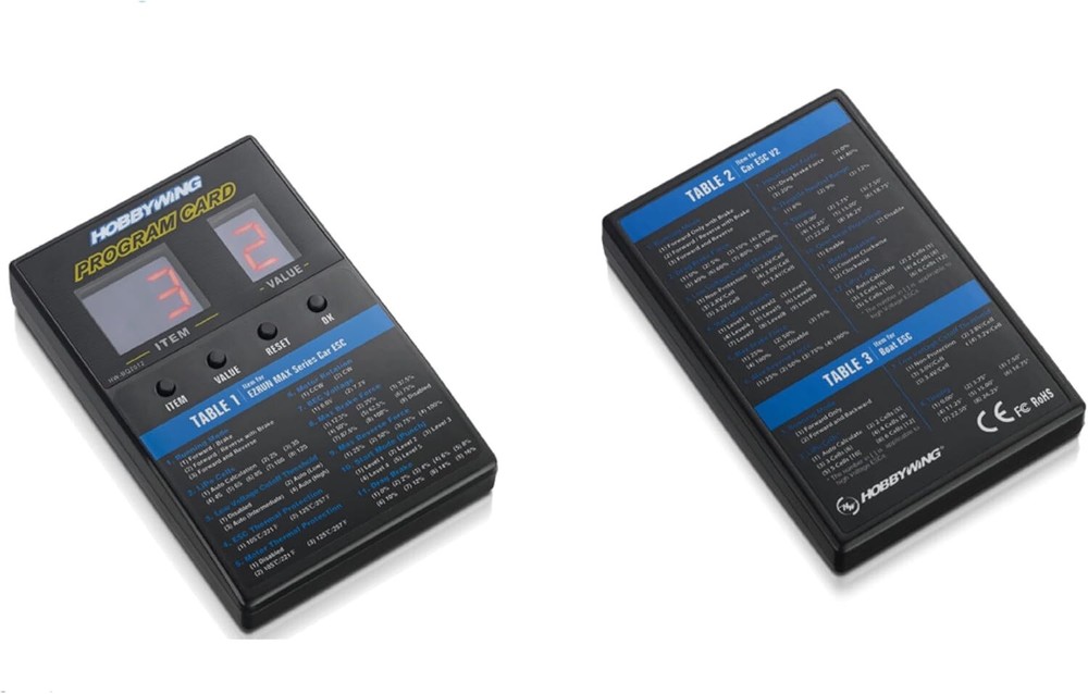 3 Pack! HOBBYWING LED Program Card for Hobbywing ESC