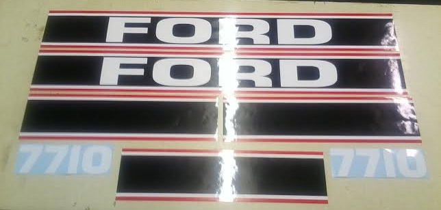 Ford 7710 Hood Decals