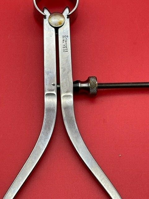 Starrett 75A-6 Fay Spring Type Outside Caliper, Solid Nut 6" IN STOCK