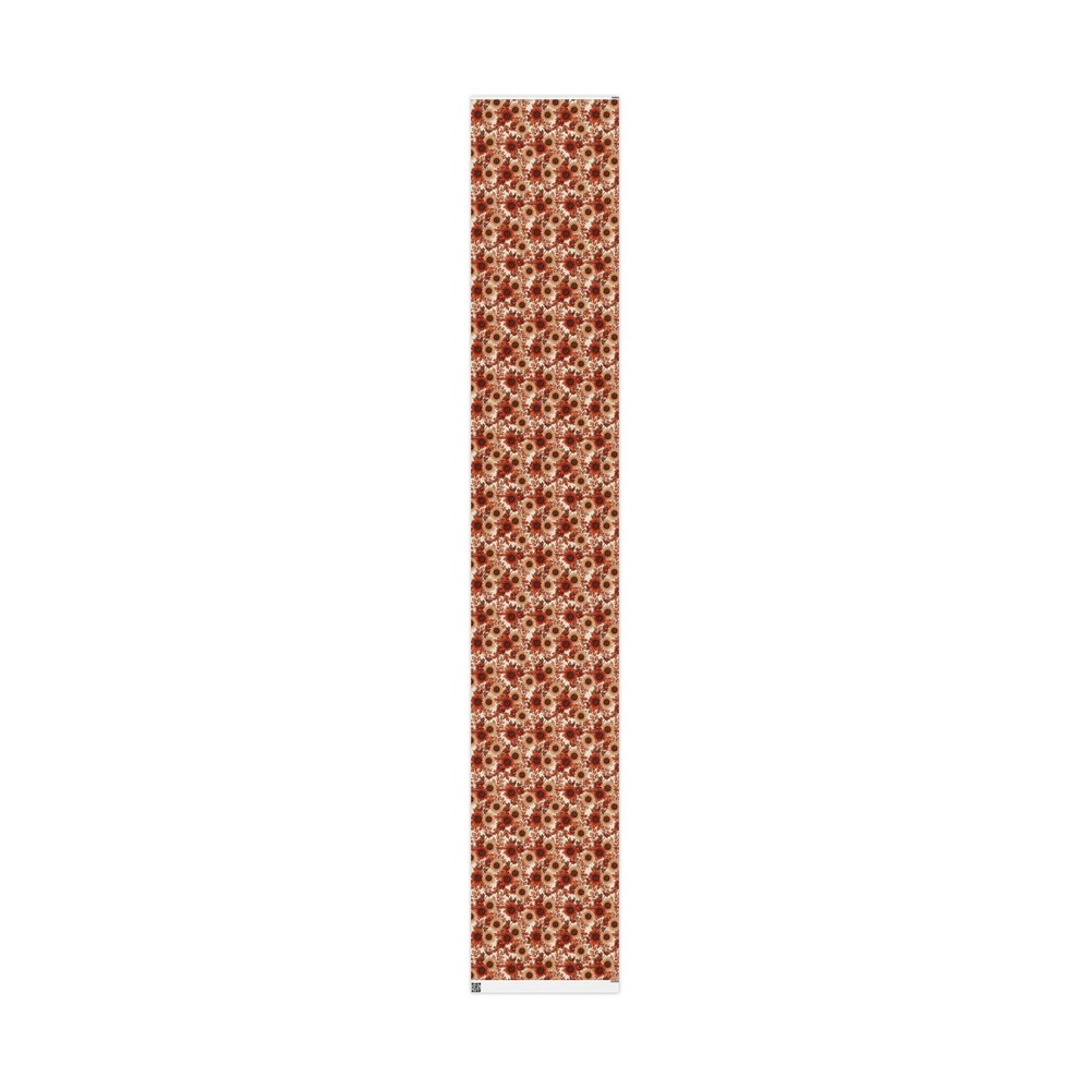 Autumn Fall Flowers Wrapping Papers