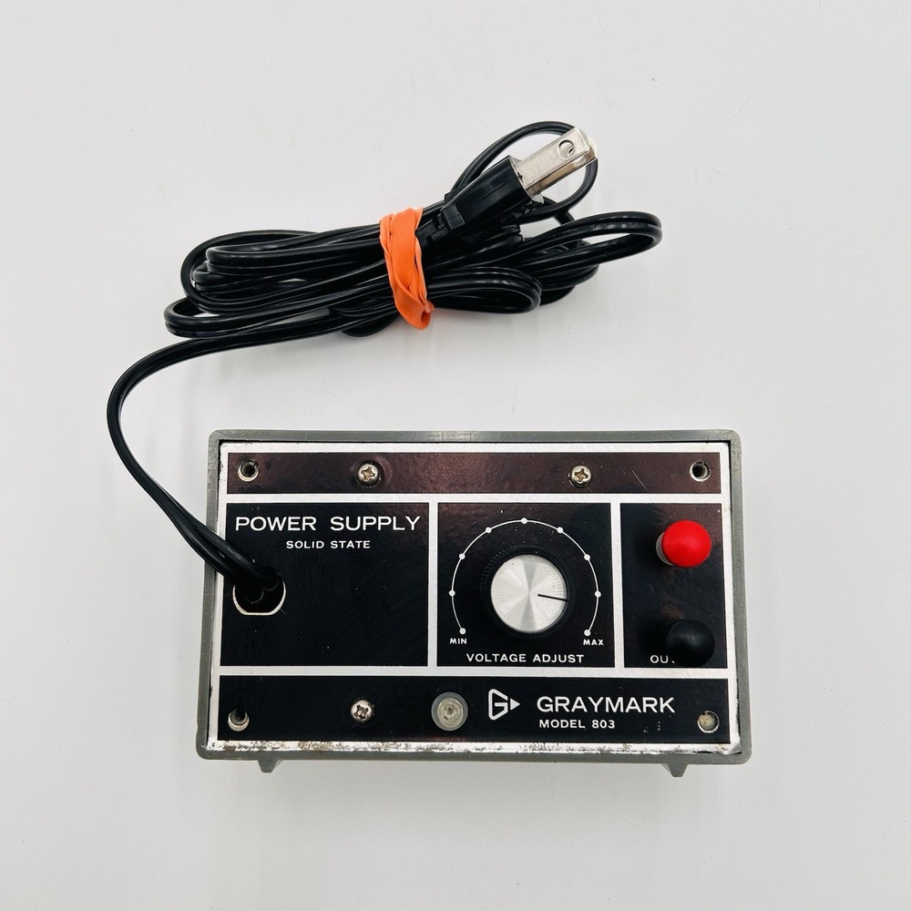 Vintage GrayMark 803 Model Train Power Supply Solid State ORG BOX UNTESTED Japan