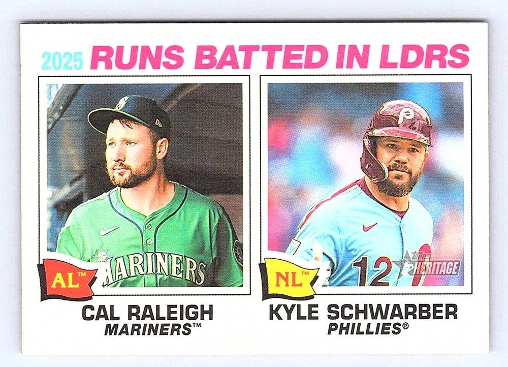 !!! (5) CAL RALEIGH BASEBALL CARDS $$