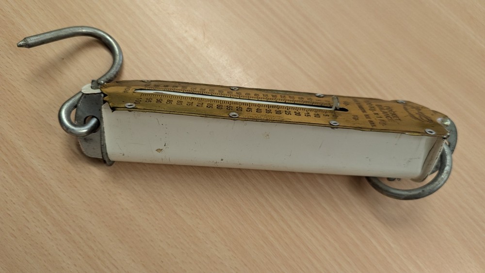 VINTAGE BRASS SPRING BALANCE KITCHEN EQUIPMENT