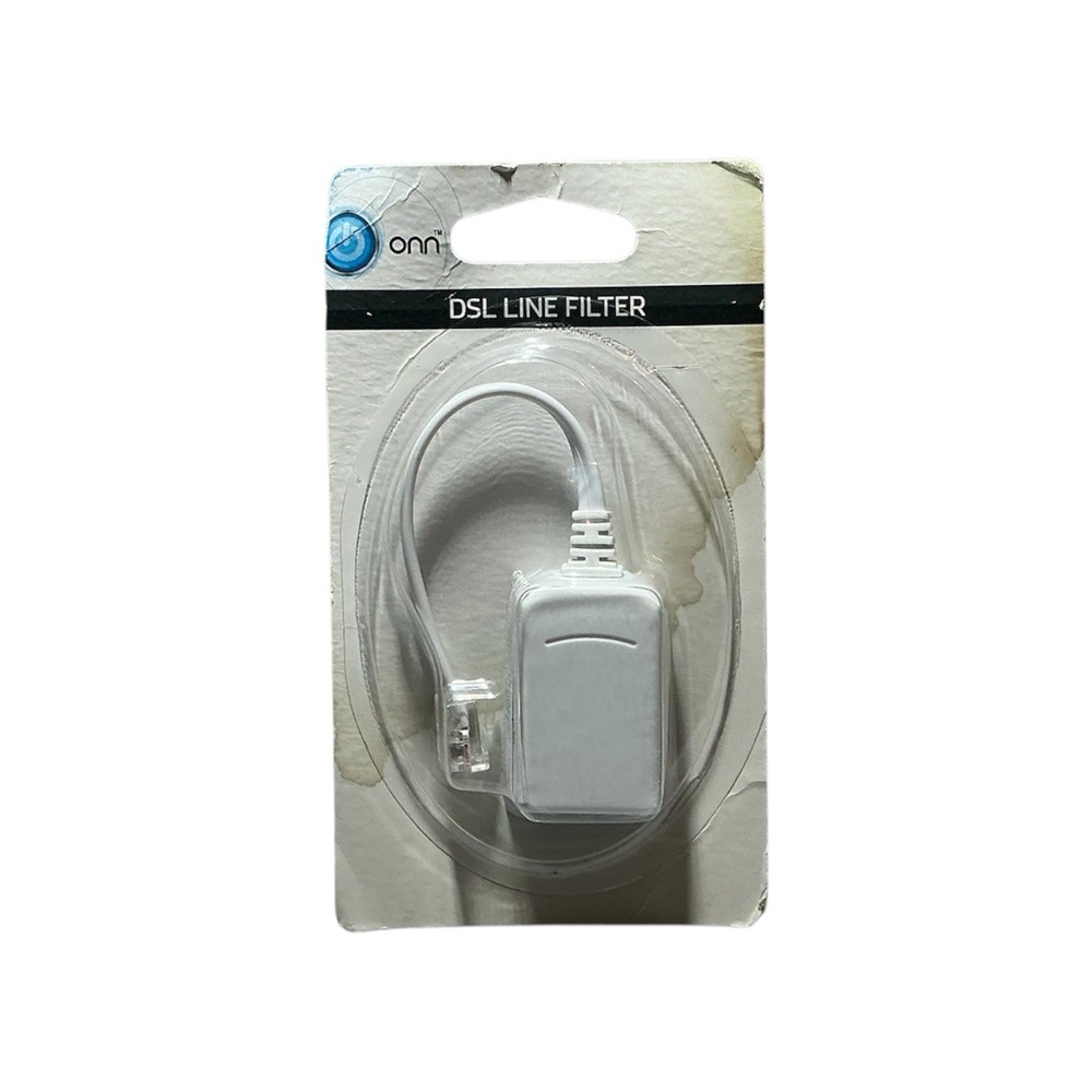 Onn DSL Line Filter Optimize ONB16TE015 White - SEALED NEW