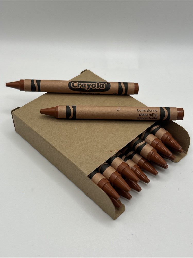 (16) Crayola Crayons (burnt sienna) BULK