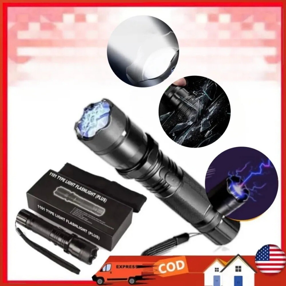 Stun Gun 700 BV Heavy Duty Metal Rechargeable LED Flashlight