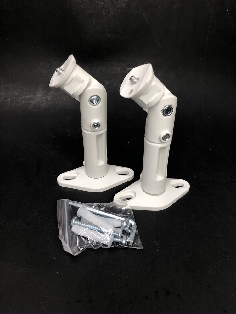Wall Mount Ceiling Bracket for Panasonic SB-FS803A Speaker (White) - Pair