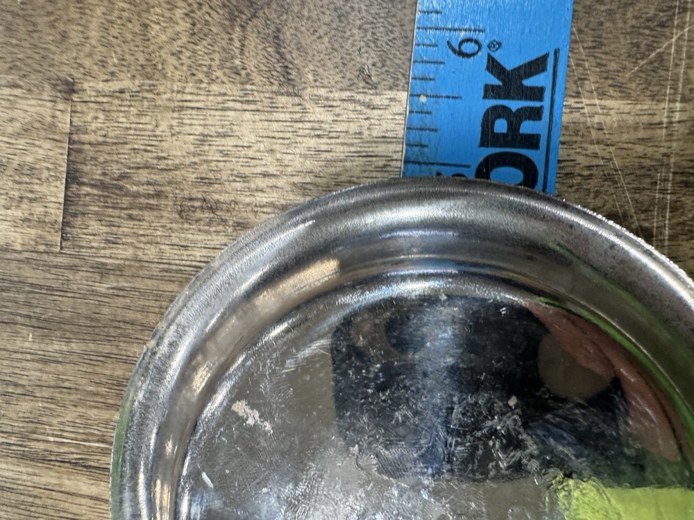 2 Eucharistic Serving Plate Small Silver Plated