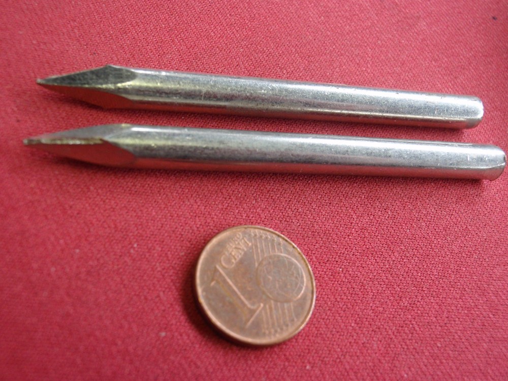 SOLDERING TIP SOLID MATERIAL D6 x 70mm "TARP" copper bit 2 PCS 23813