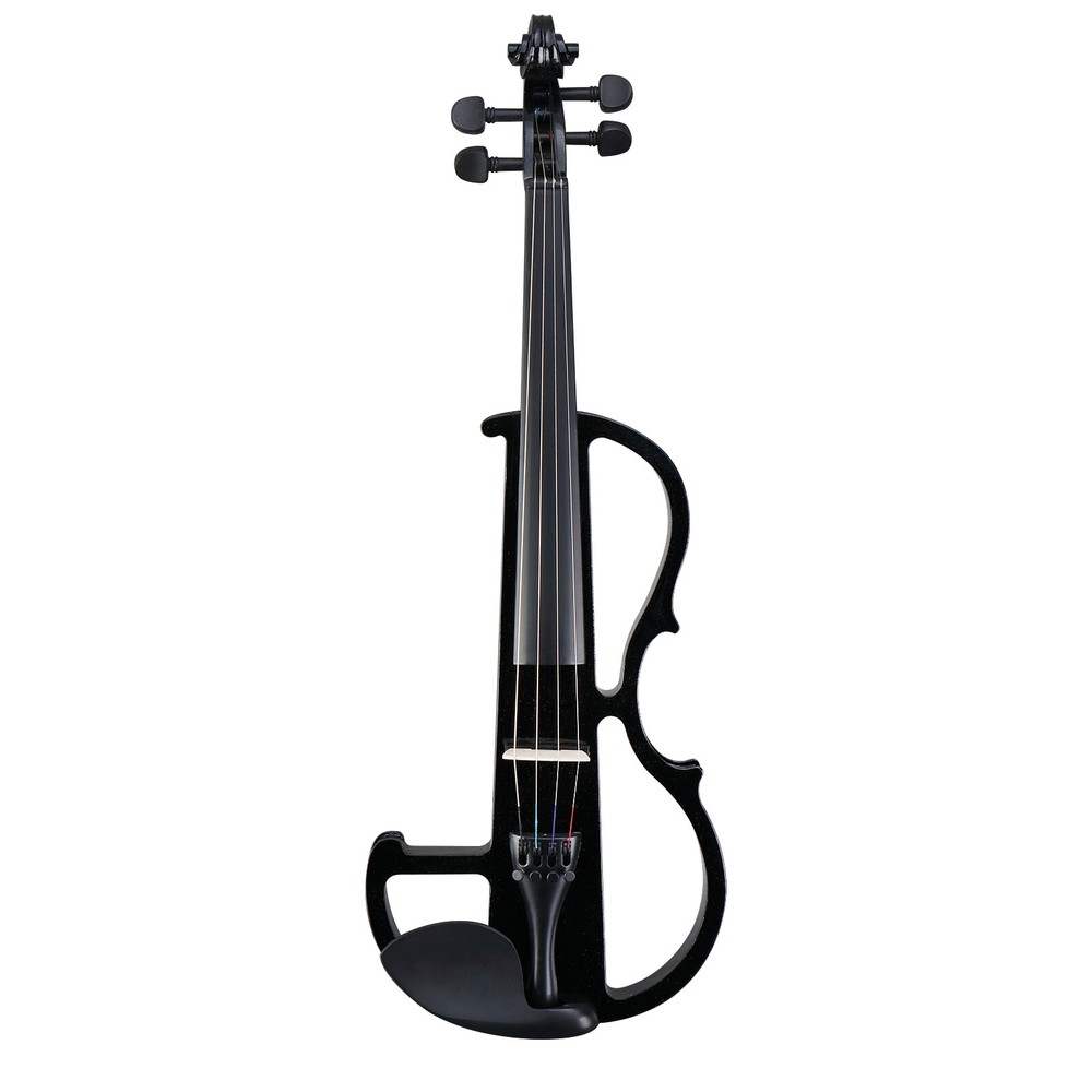 4/4 Full Size Bunnel Edge Electric Silent Violin with String Case Bow Rosin