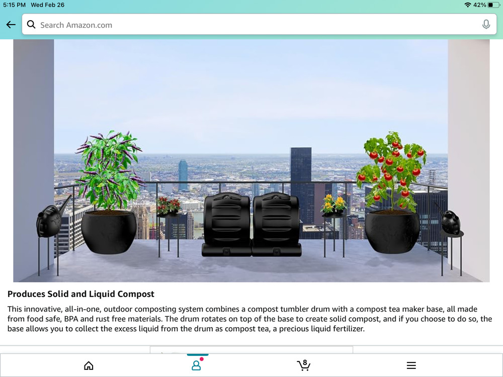 Used Compost Tumbler