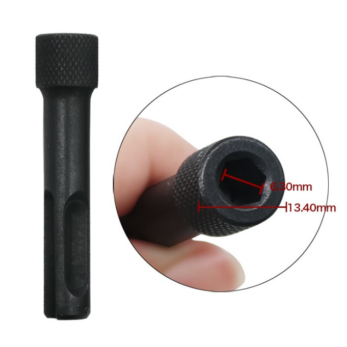 2pcs/set 1/4'' SDS Hex Shank Screwdriver Holder Drill Bits Adaptor Converter Kit