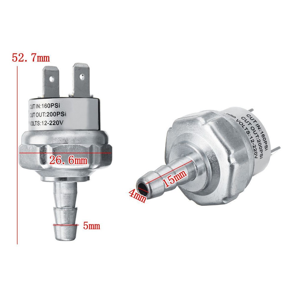 Air Compressor N003990 For DeWalt Micro Pressure Switch D55168 Type 5 - 7