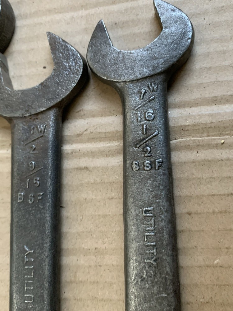 vintage utility spanner wrenches