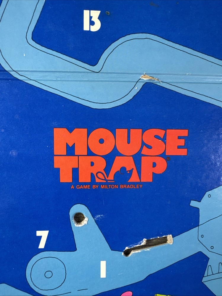 1986 Mouse Trap Board Game Replacement Board - BOARD ONLY