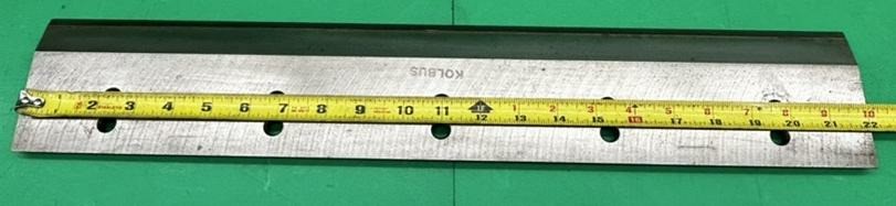 Kolbus 22" Guillotine Paper Cutter Blade Has Been Sharpened