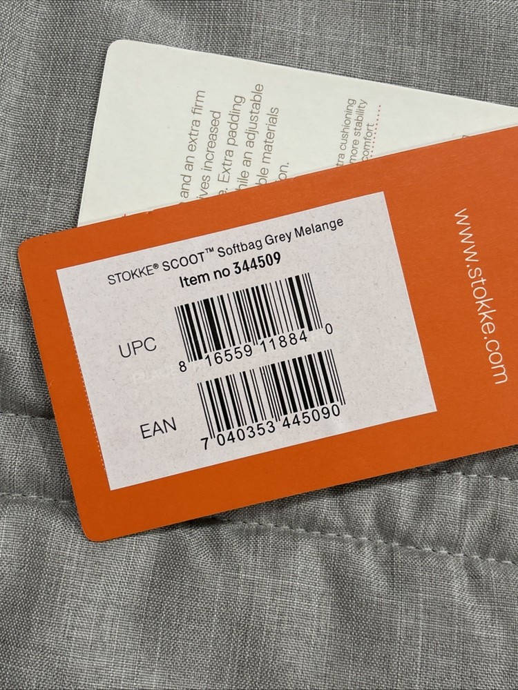 Stokke Scoot Stroller Softbag Gray NWT