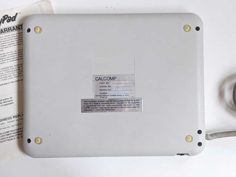 Vintage 1992 CalComp DisplayPad Desktop Pen-Based System Complete in Box Unteste