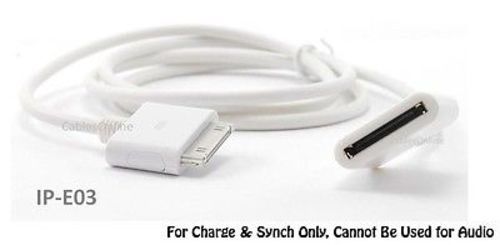 3ft iPod/ iPhone Sync / Charger Dock Connector Extension Cable/ Cord, IP-E03