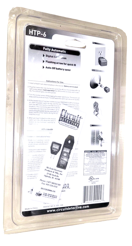 HI-tech Circuit Braker Identifier Digital circuit defective.Trasmiter/Receiver.