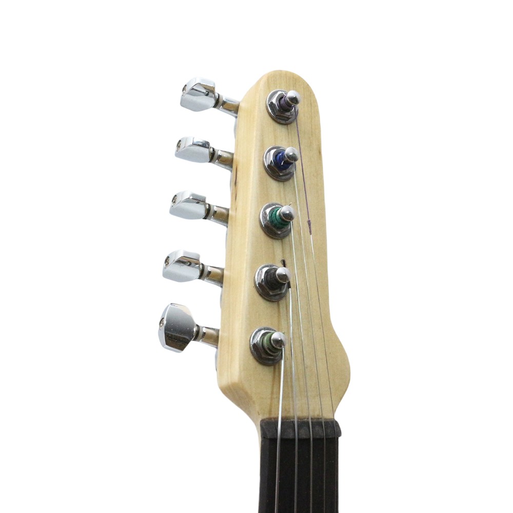 5 String 4/4 Electric Violin Large Jack Style Solid Wood with Case Shoulder Rest