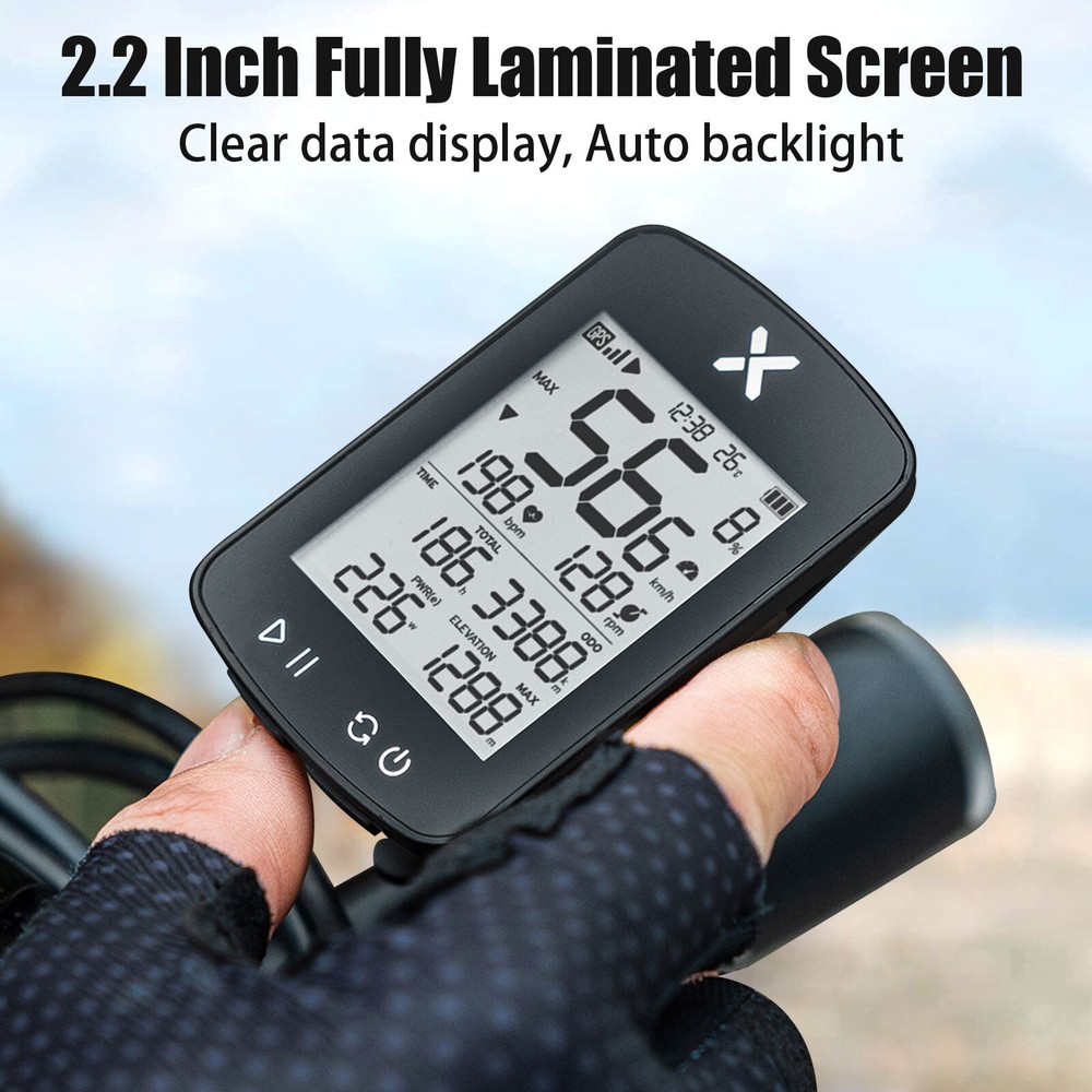 Wireless Mini GPS Bike Computer Cycle Digital Speedometer Odometer Waterproof US