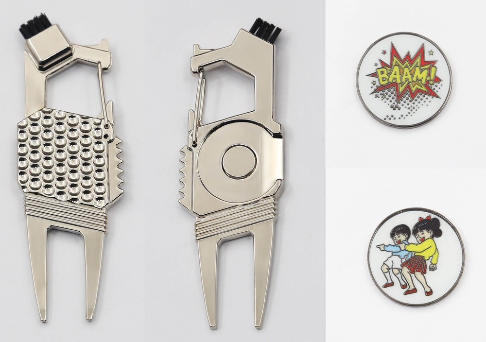 BAAM GOLF DIVOT TOOL WITH MAGNETIC BALL MARKER