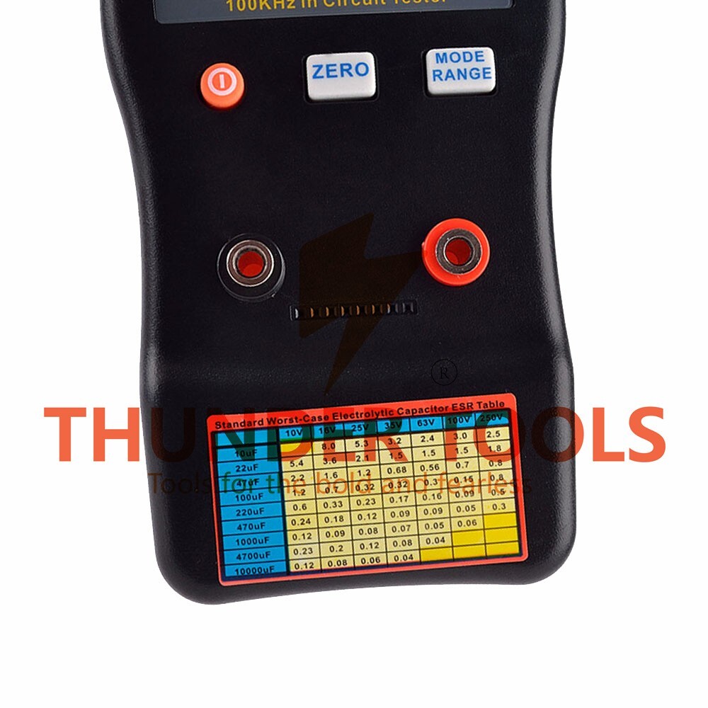 Thunder Tools MESR-100 ESR Capacitance Ohm Meter Professional Measuring
