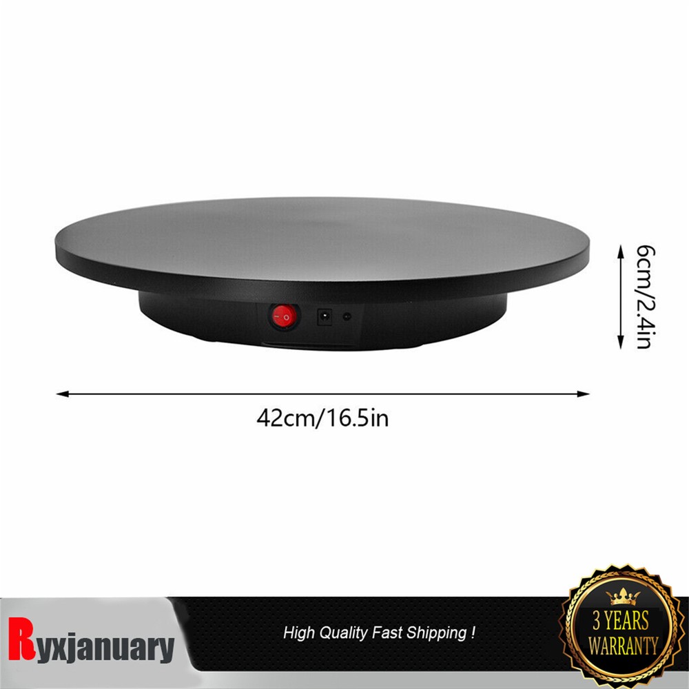 16.5in 360°Remote Control Electric Motorized Rotating Turntable Display Stand