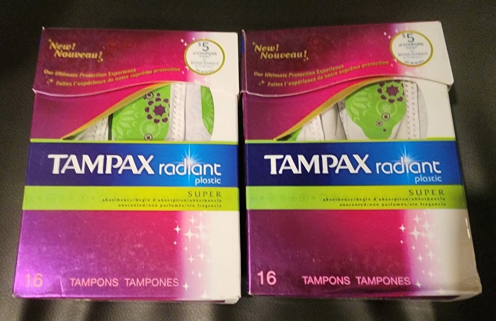 Tampax Radiant Tampons Super 16ea/2pack
