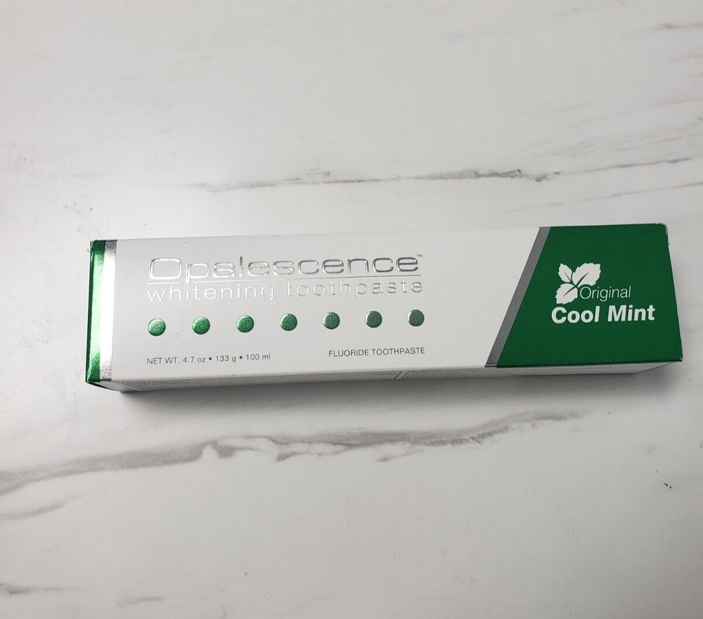 New Opalescence Toothpaste 4.7oz Teeth Whitening Formula Regular Size Cool Mint