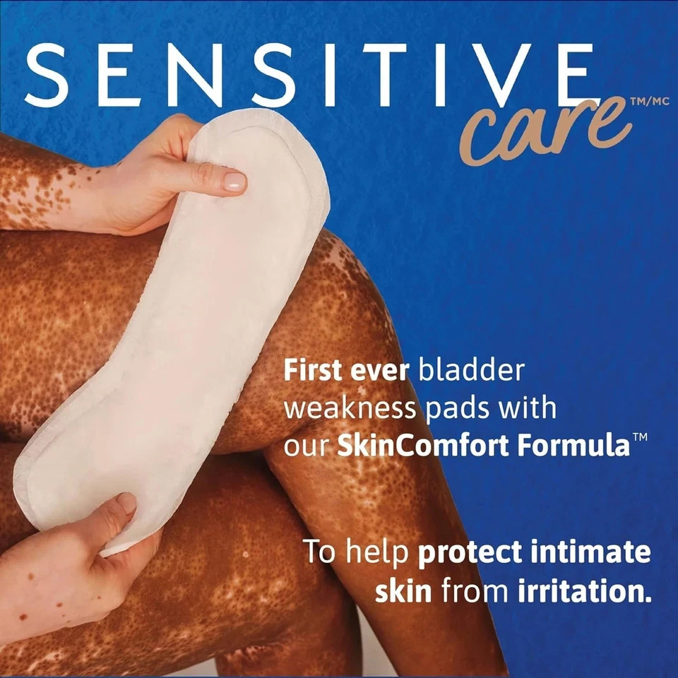 TENA Sensitive Care Extra Coverage Moderate Long Incontinence Bladder Control