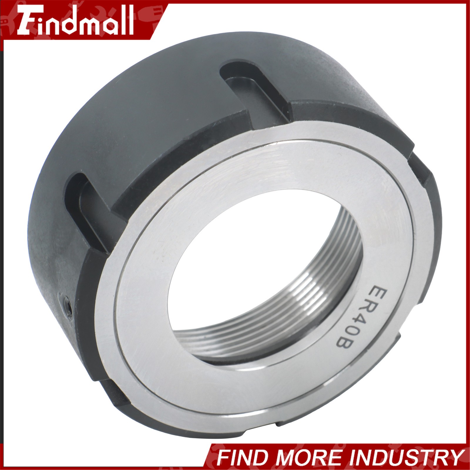 Findmall Precision ER40 Ball Bearing Collet Nut for CNC Tool Holder