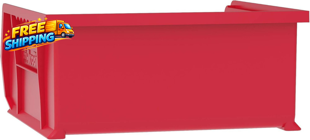 30235 Akrobins Plastic Storage Bins Space-Saving Stackable Bins for Garage