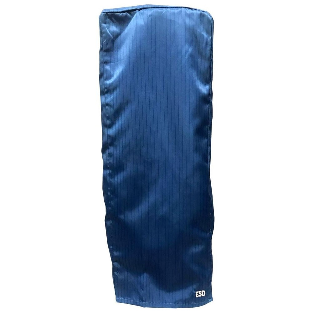 ESD Microscope Dust Cover, Opaque, Blue Fabric (Small, Extra Tall)