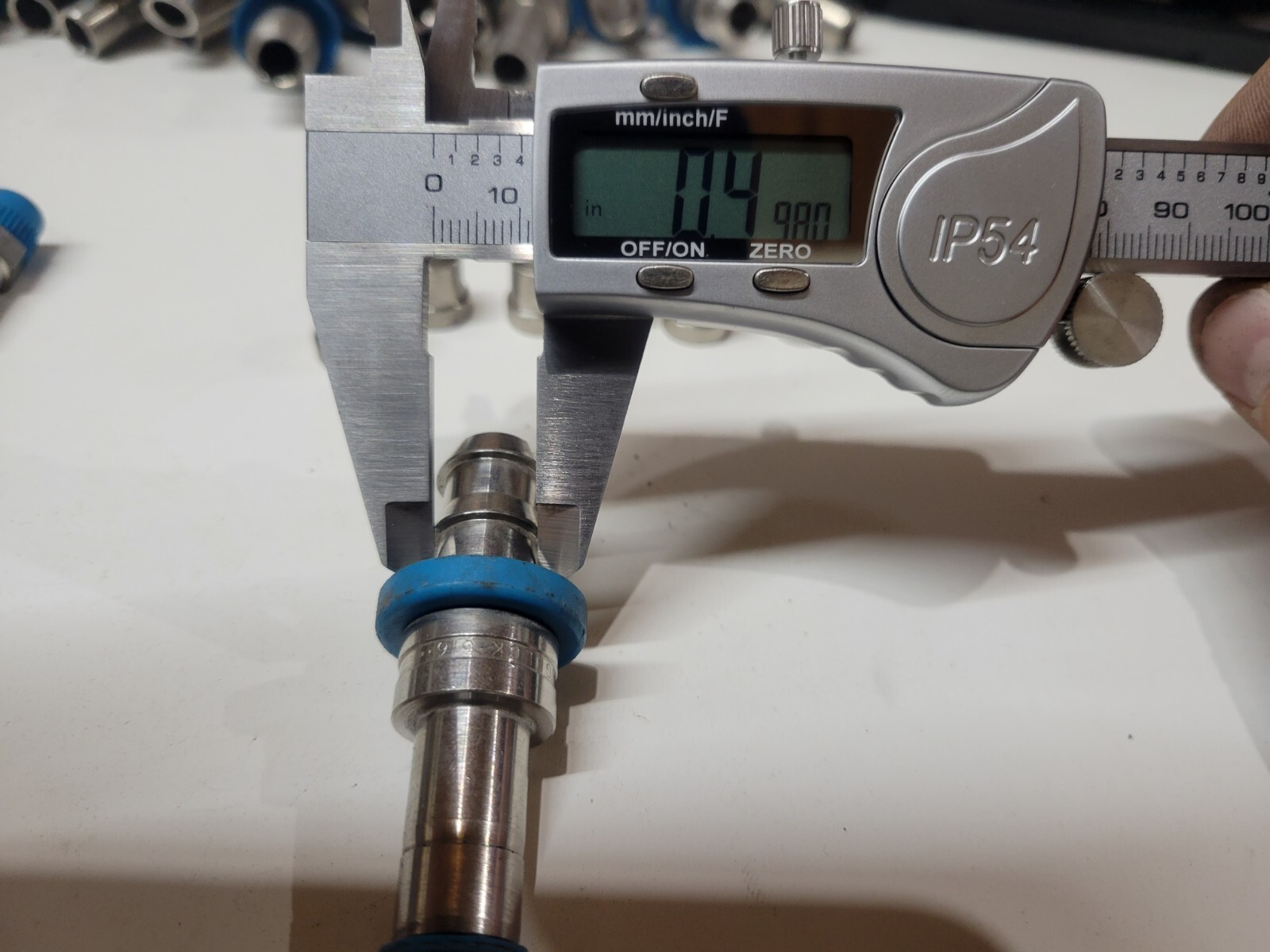 Swagelol 1/2" tube x 1/2 Push-on Hose Barb Connector Stainless Steel (5 PACK)