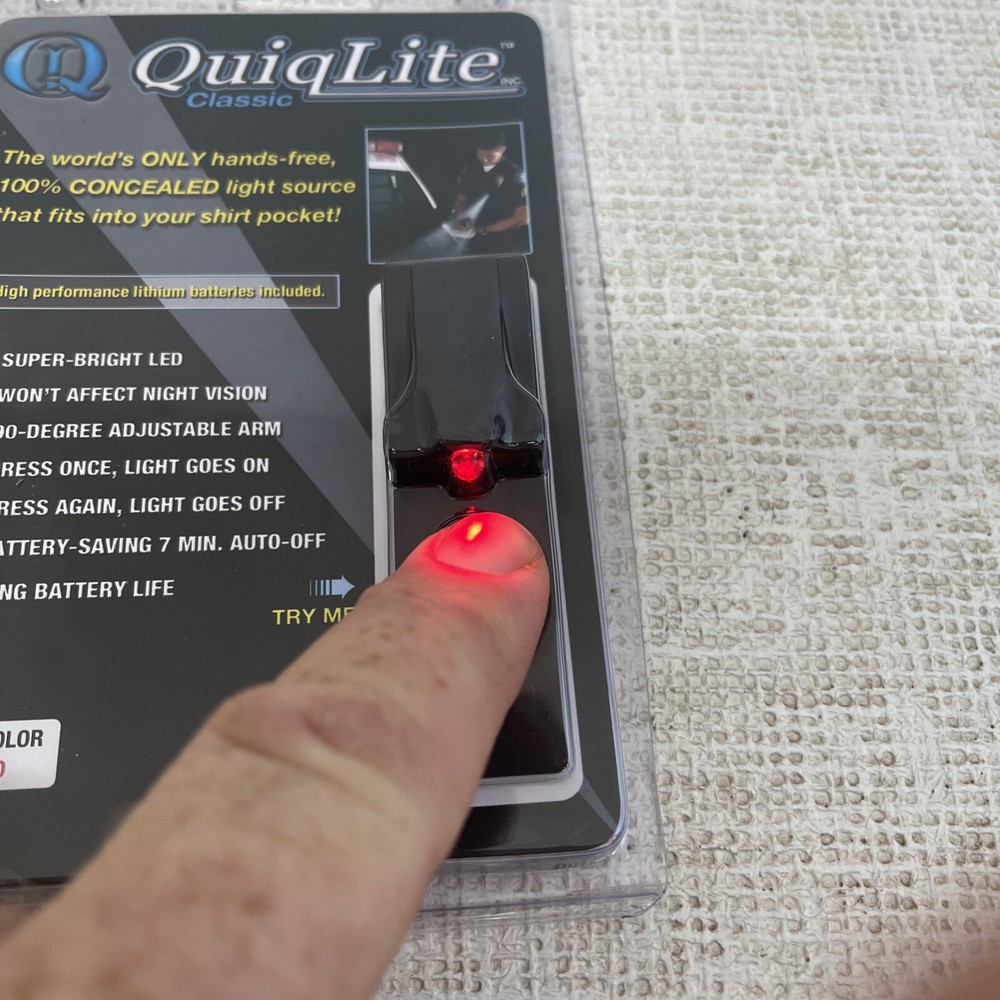 2 Pack Quiqlite New Led Red