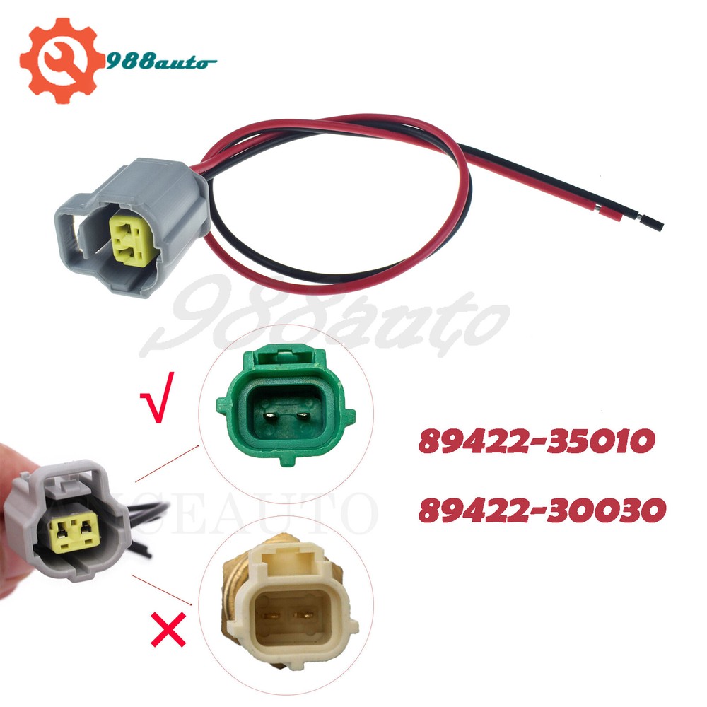Engine Coolant Temp Sensor Connector Plug for Toyota Camry Celica Avalon Mazda