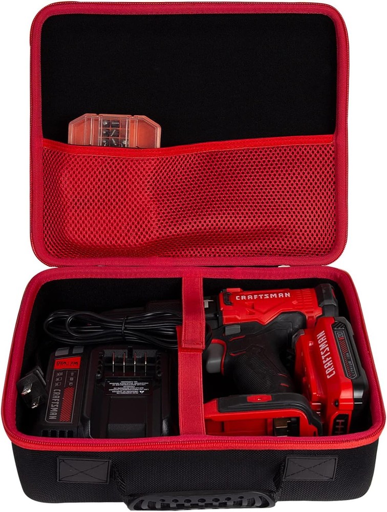 Hard Storage Case Replacement for CRAFTSMAN V20 Cordless Drill/Driver Kit (CMCD7