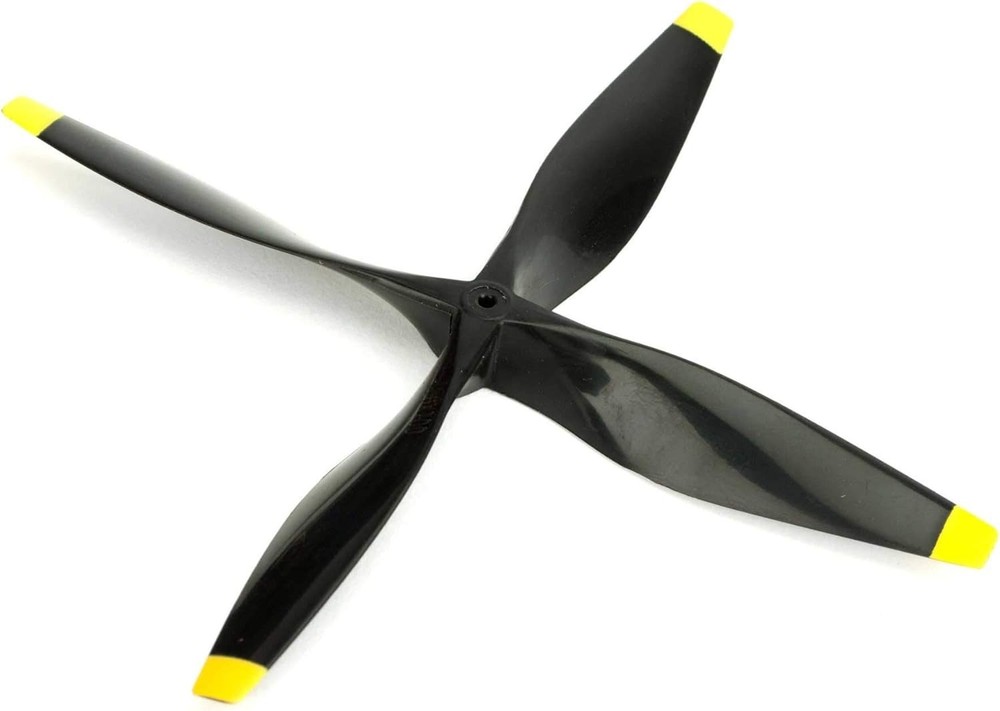 Replacement 100x100mm 4-Blade Propeller for Model Aircraft - Lightweight Design
